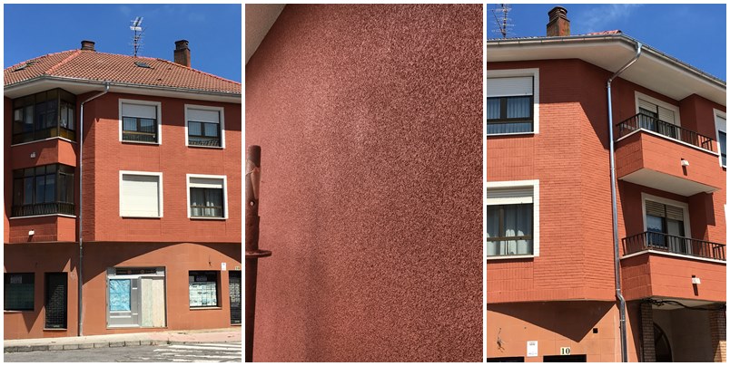 rehabilitacion fachada corcho proyectado rehabilitacion fachada con mortero de corcho